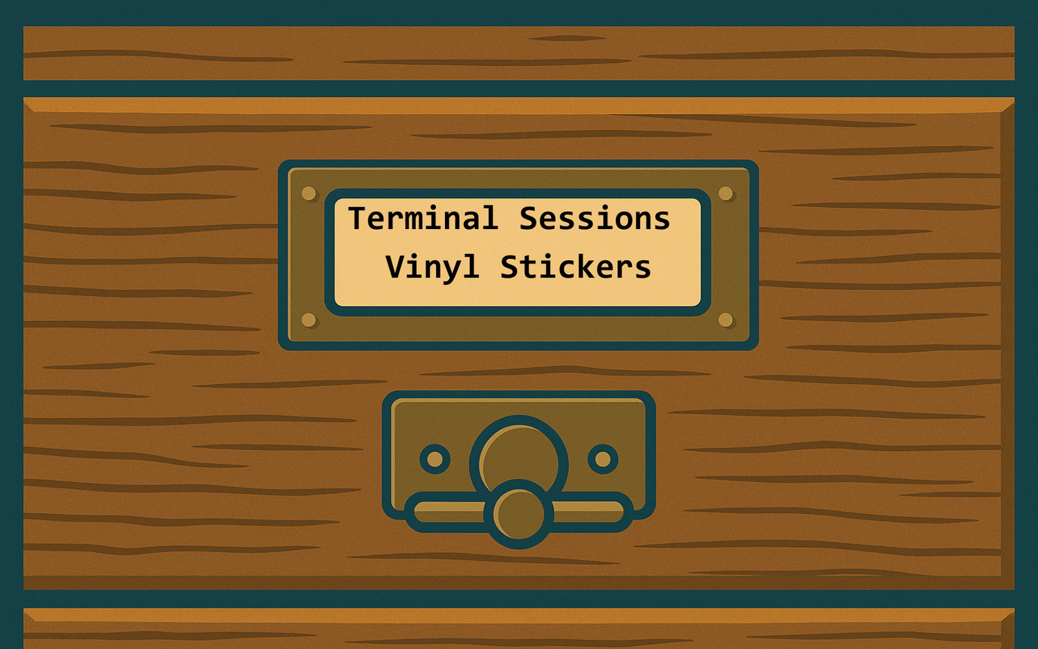Terminal Sessions Vinyl Stickers