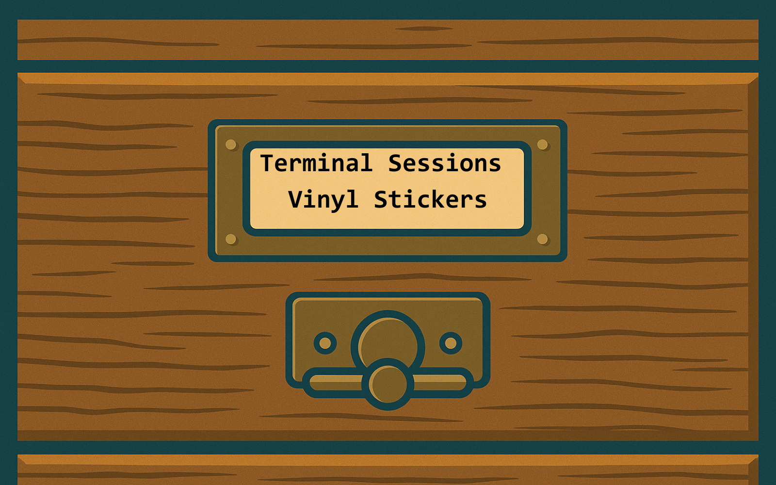 Terminal Sessions Vinyl Stickers