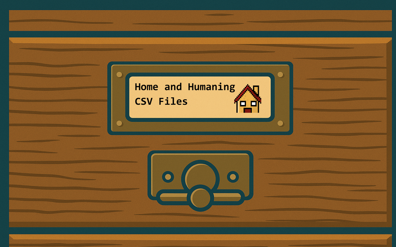 Home &amp; Humaning CSV Files
