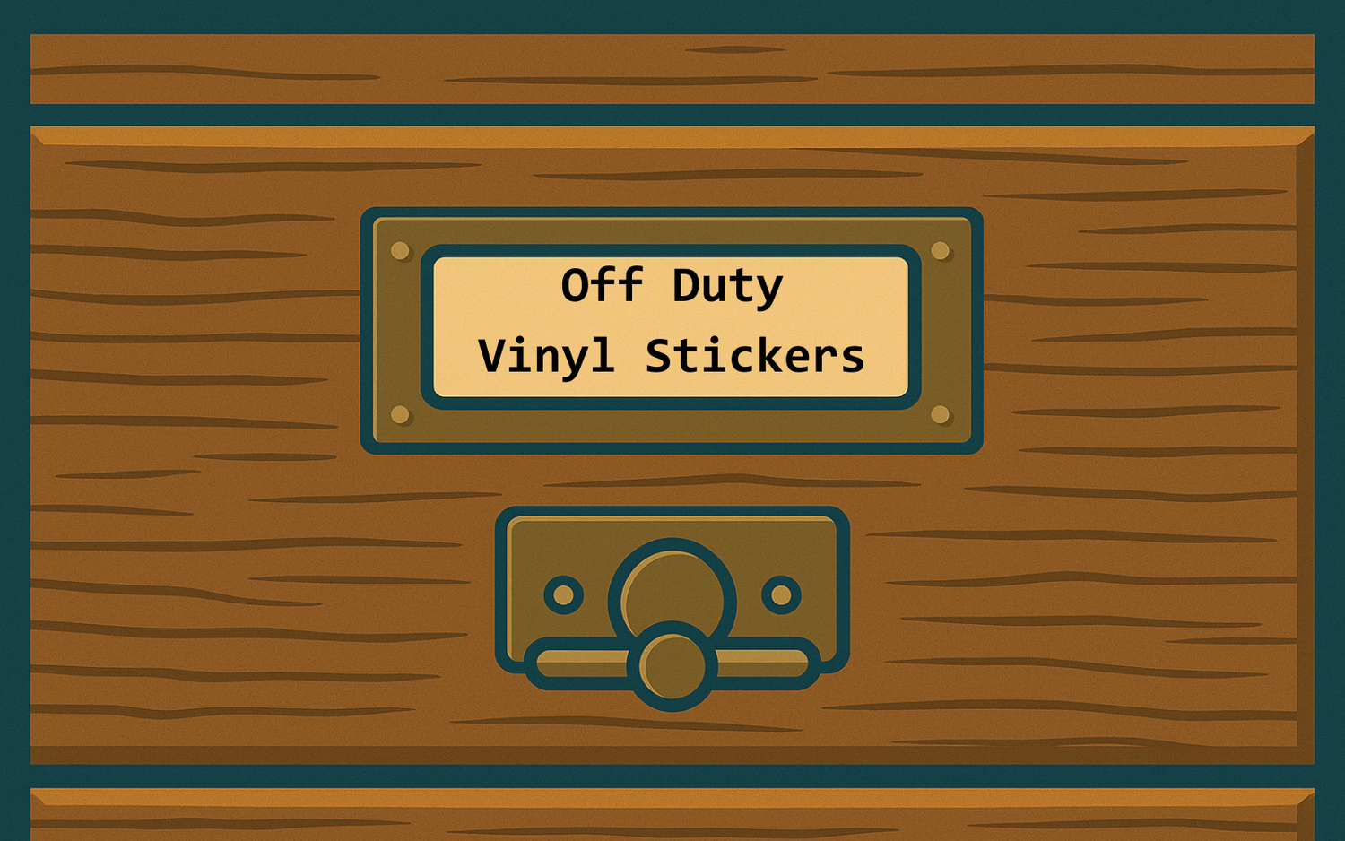 Off Duty Vinyl Stickers