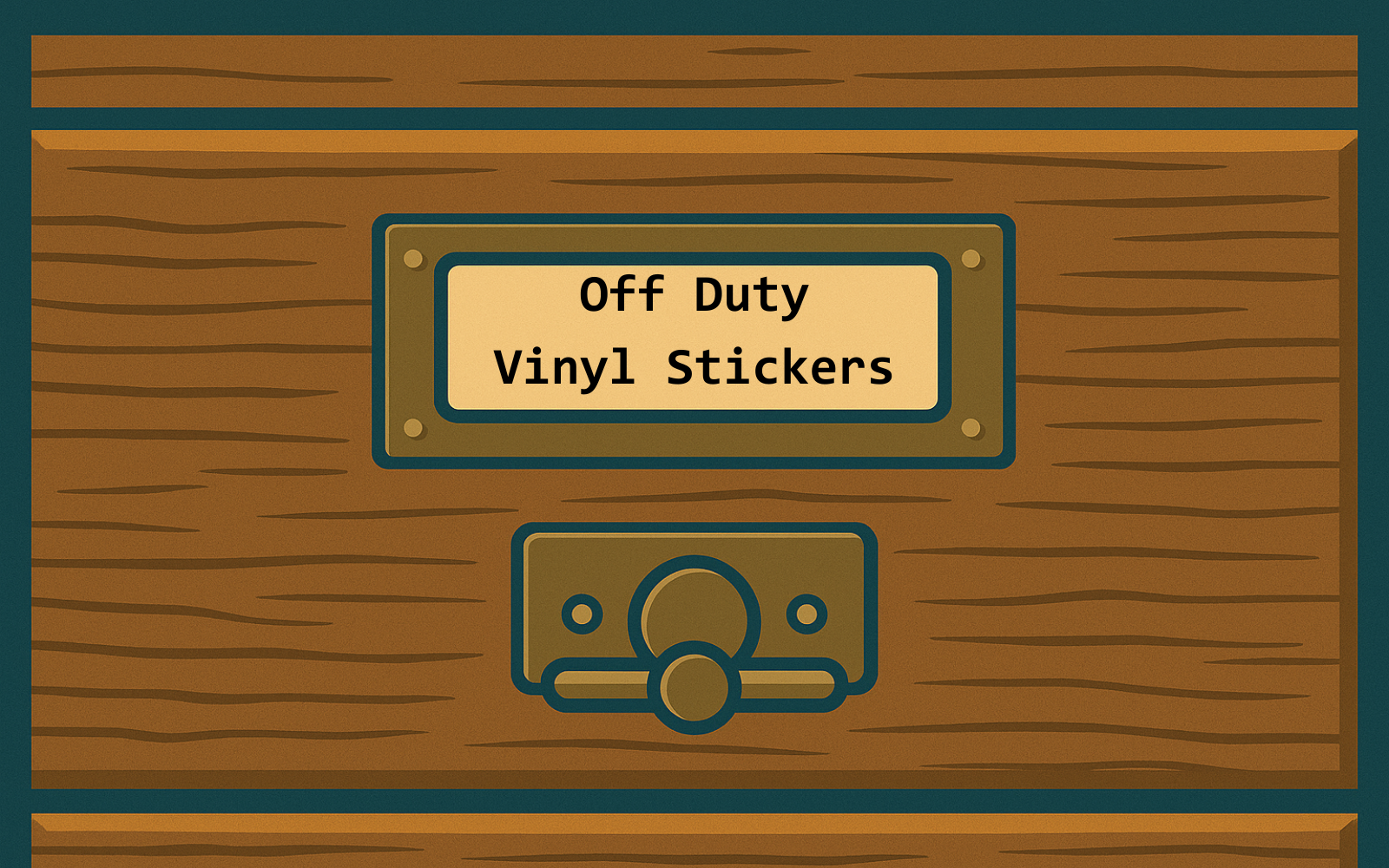 Off Duty Vinyl Stickers