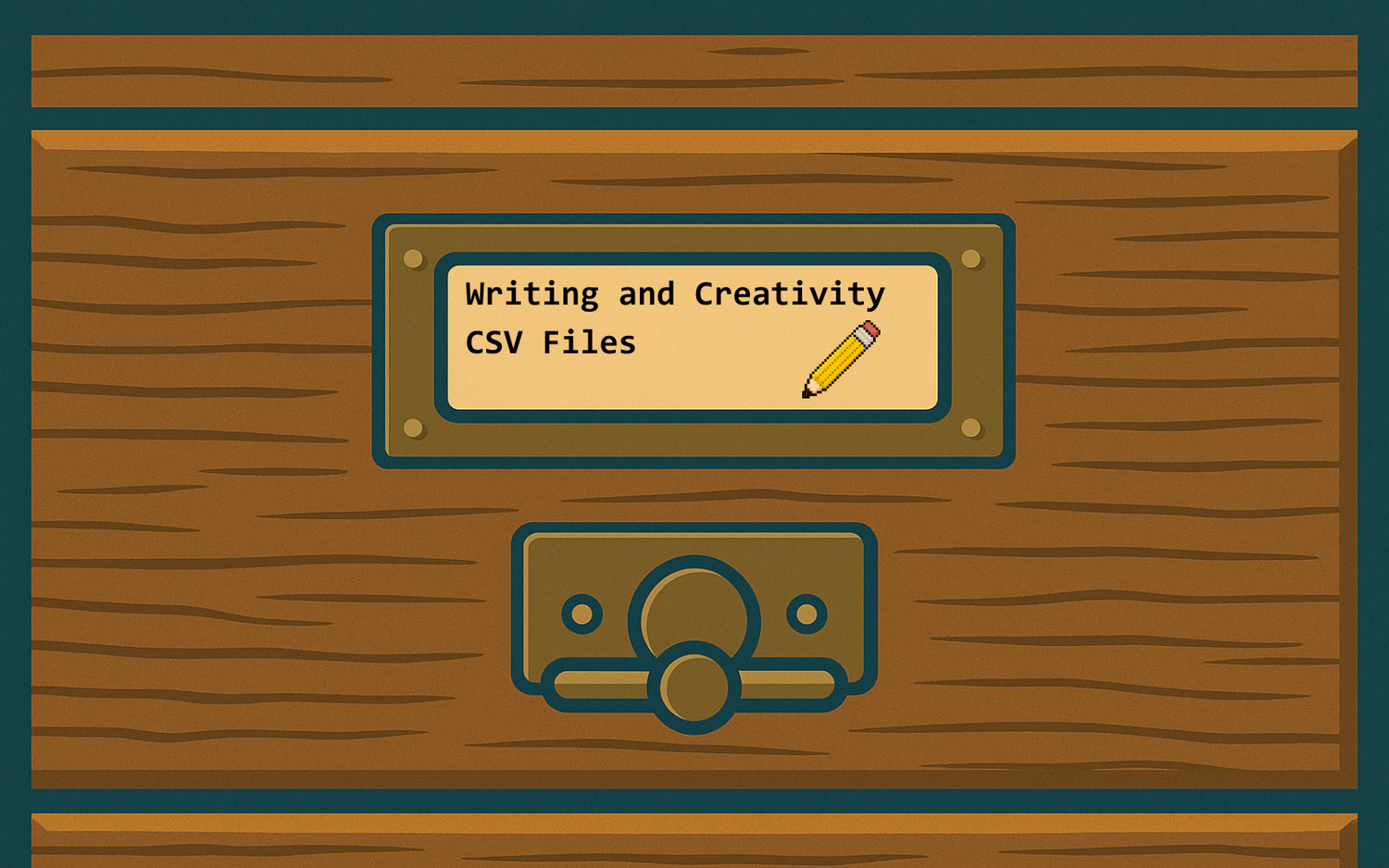 Writing and Creativity  CSV Files