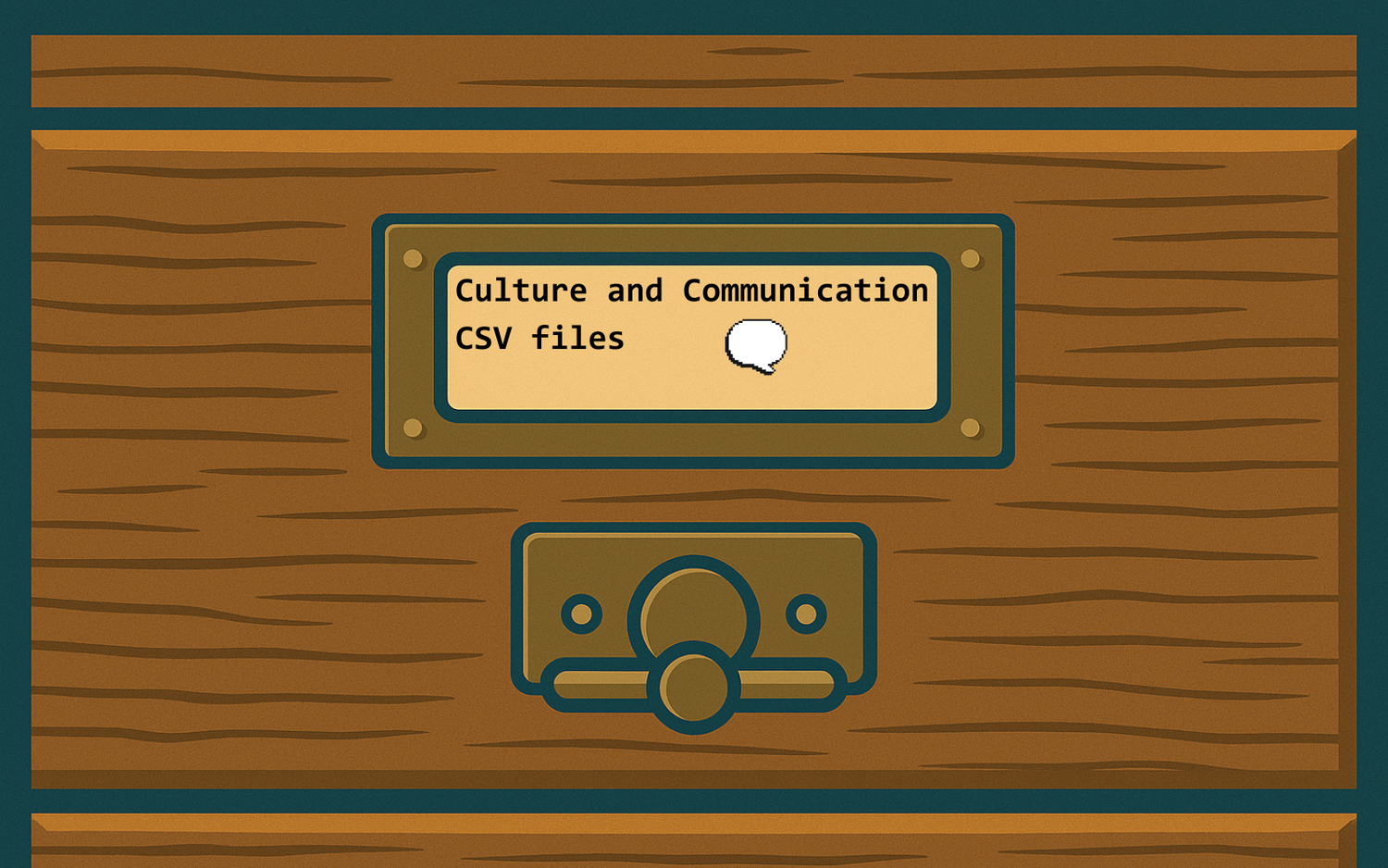 Culture &amp; Communication CSV Files