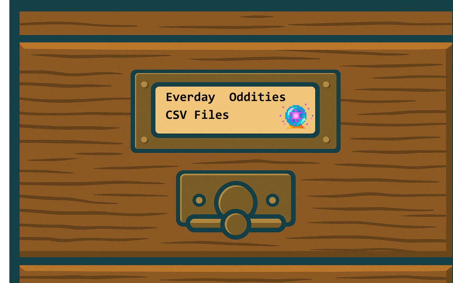 Everyday Oddies  CSV Files