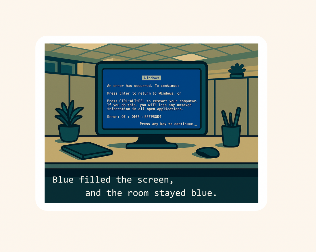 Blue Screen — Sticker  image 1