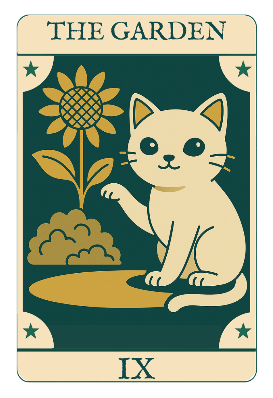 The garden (X) Vinyl Sticker