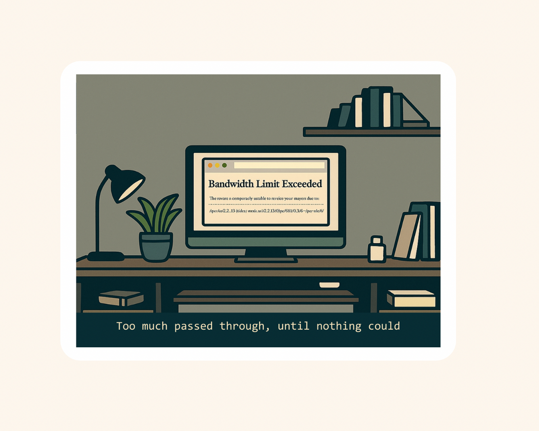 Bandwidth Limit Exceeded — Sticker  image 1