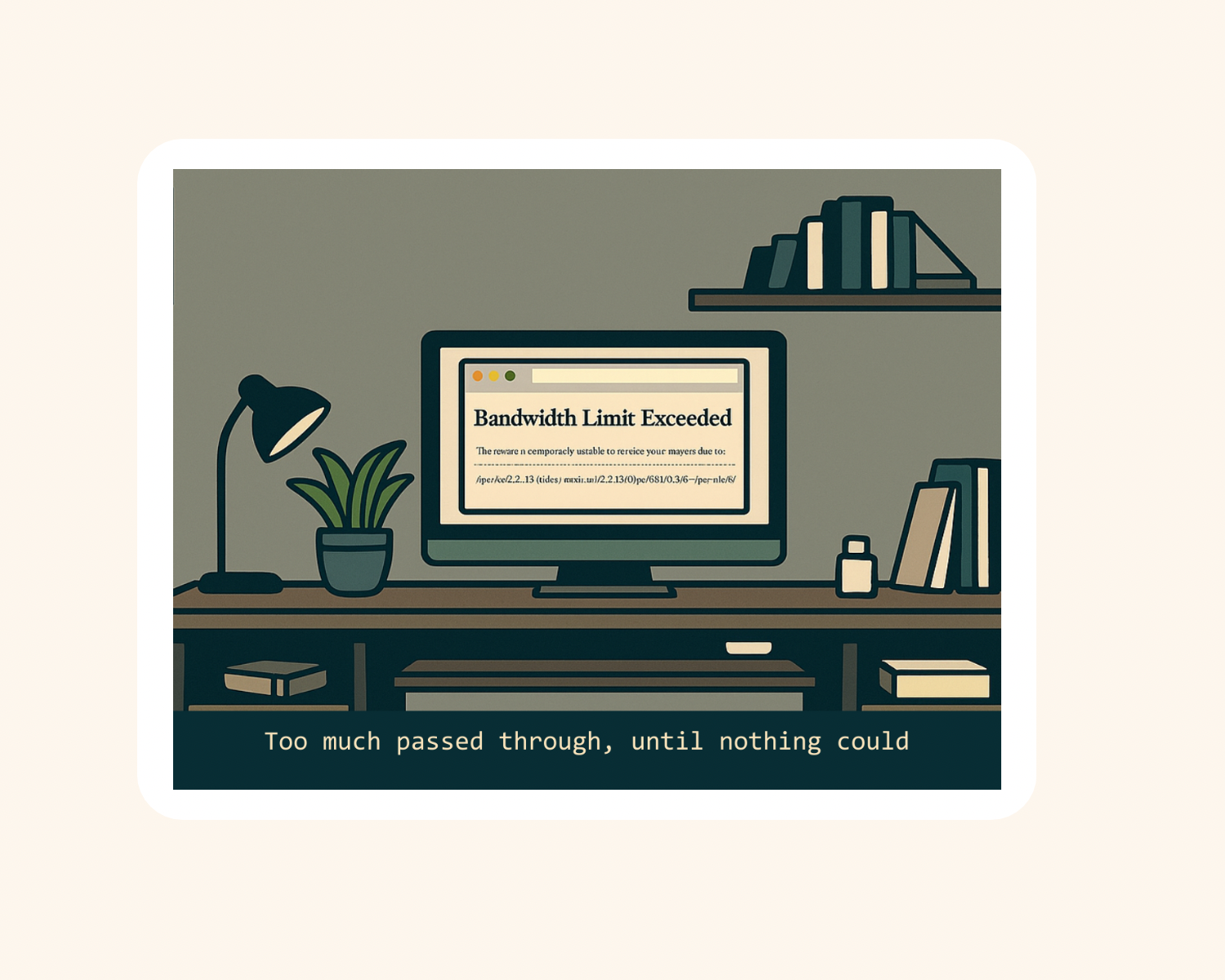 Bandwidth Limit Exceeded — Sticker  image 1
