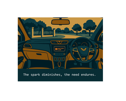 Battery Low -  Sticker