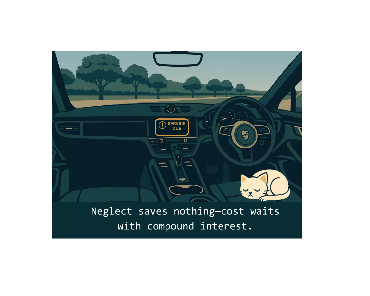Service Due — Sticker