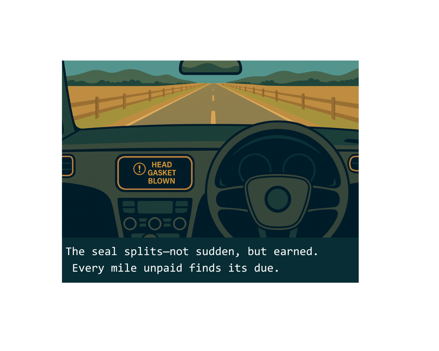 Blown Head Gasket -  Sticker