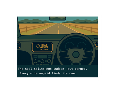 Blown Head Gasket -  Sticker