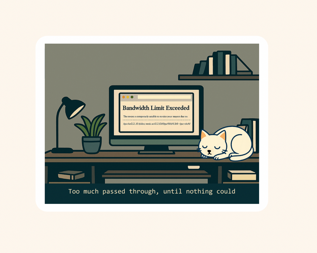 Bandwidth Limit Exceeded — Sticker  image 0