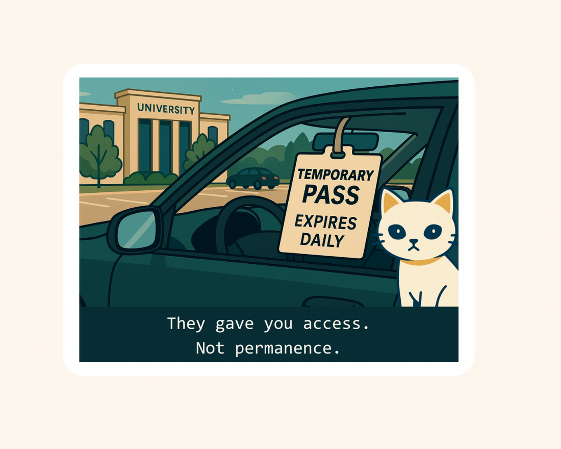 Temporary Pass – Expires Daily - Sticker image 0
